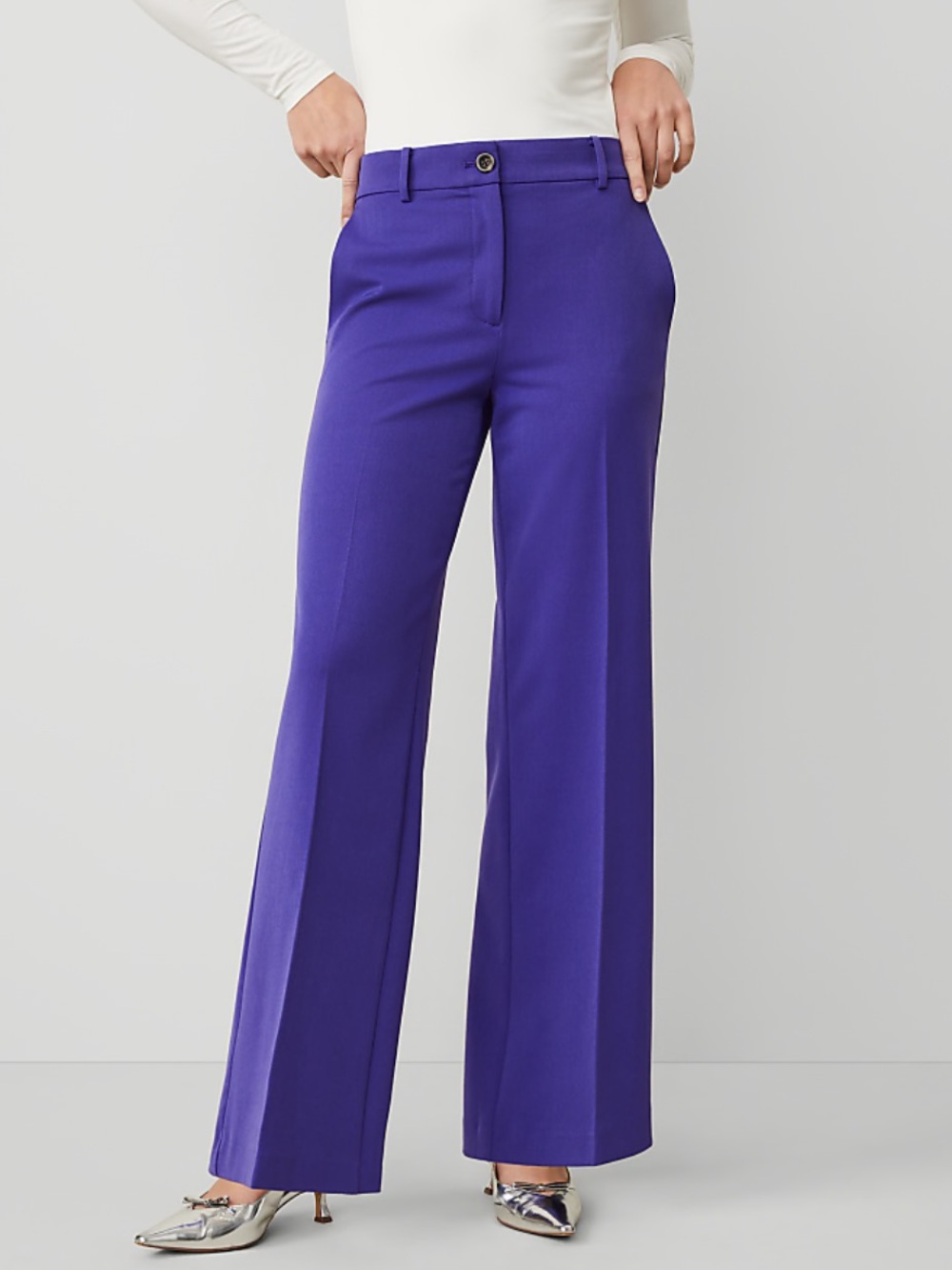 Ann Taylor The Perfect Wide-Leg Pant 6P - Picture 2 of 7